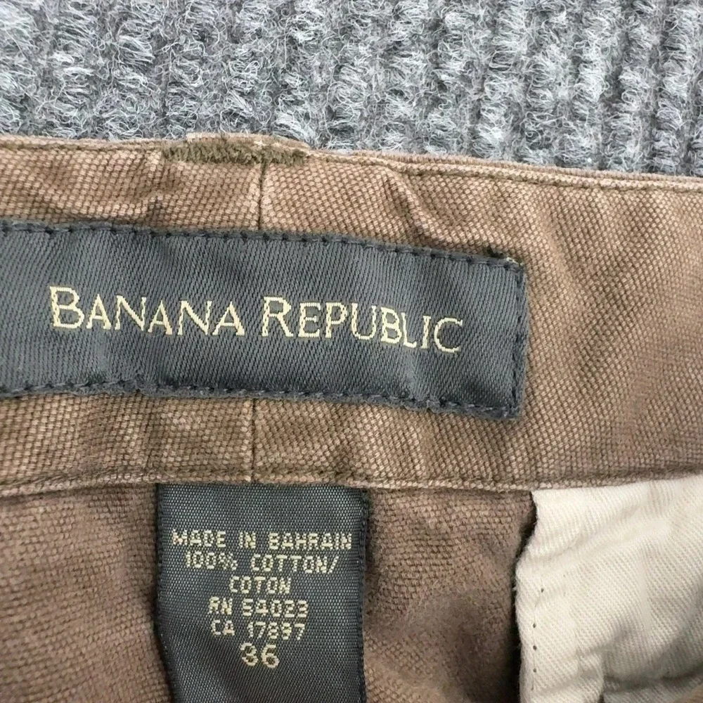 Banana Republic Cargo Shorts Mens 36 Brown Cotton Casual Gorpcore
